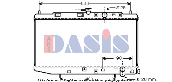 AKS DASIS Radiators, Motora dzesēšanas sistēma 100321N